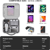 STARTRC PU Carrying bag for DJI Air 3 compatible DJI RC-N2/DJI RC 2(Fly more combo)