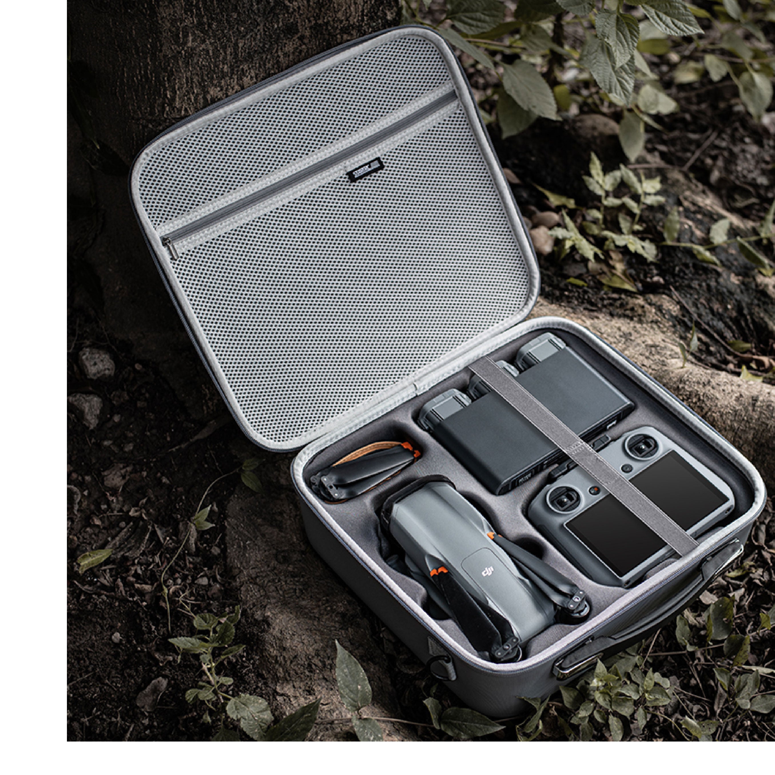 STARTRC PU Carrying bag for DJI Air 3 compatible DJI RC-N2/DJI RC 2(Fly more combo)
