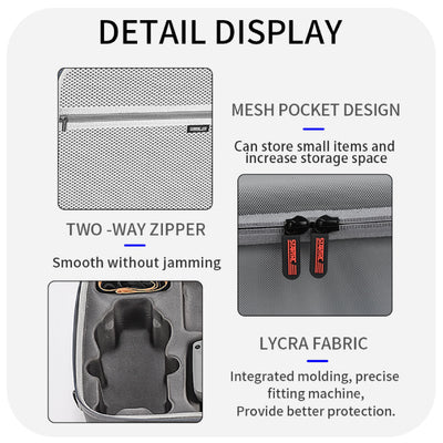 STARTRC PU Carrying bag for DJI Air 3 compatible DJI RC-N2/DJI RC 2(Fly more combo)