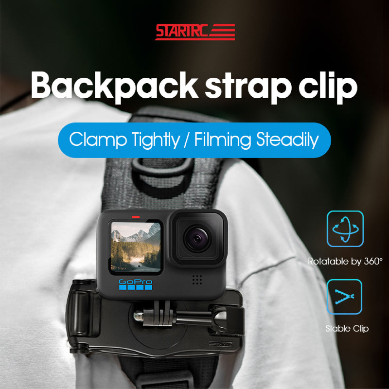 STARTRC Universal Backpack Clip for Action Cameras