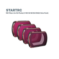 STARTRC ND Filters for DJI Pocket 3 ND 16/32/64/256 (4 sets pack)