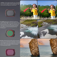 STARTRC ND Filters for DJI Pocket 3 ND 16/32/64/256 (4 sets pack)