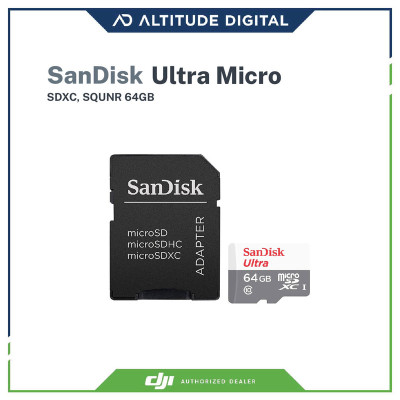 SanDisk Ultra microSDXC, SQUNR 64GB (SDSQUNR-064G-GN3MN)