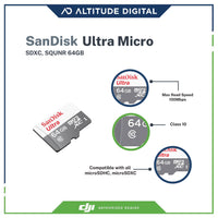 Sandisk 64GB Ultra Micro SD Features