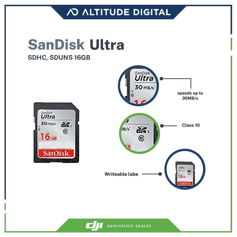 SanDisk Ultra SDHC, SDUNS 16GB (SDSDUNS-016G-GN3IN)