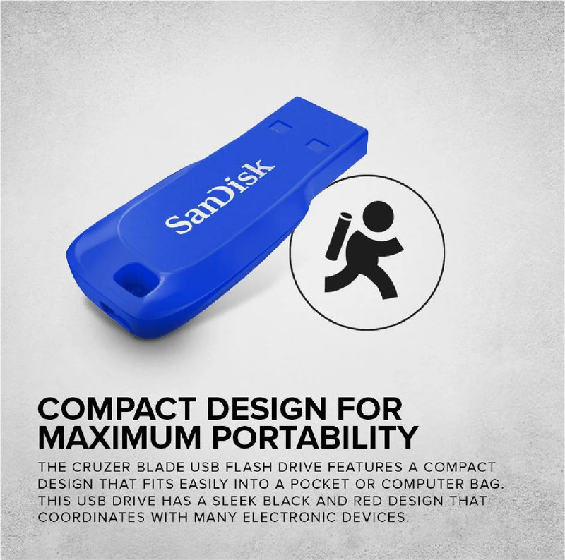 Sandisk Cruzer Blade 16GB Blue (SDCZ50C-016G-B35BE)