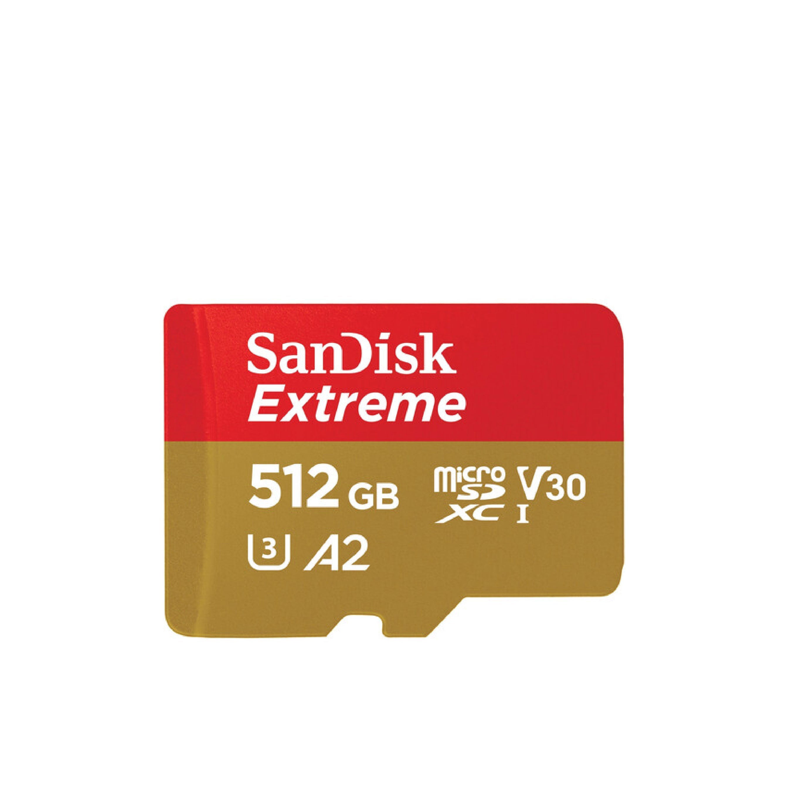Sandisk 512GB Extreme UHS-I MicroSDXC Memory Card