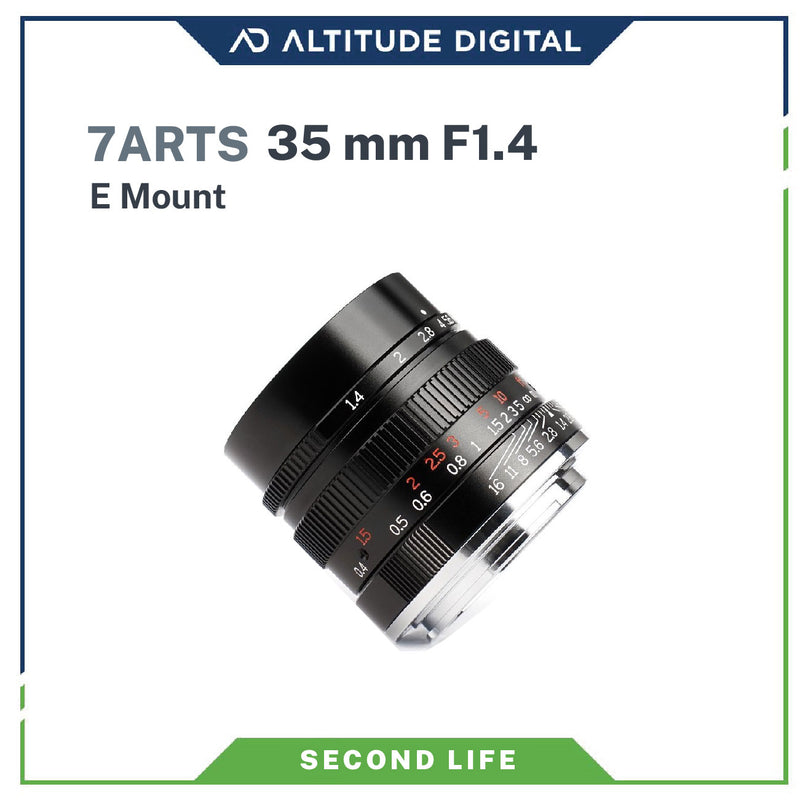 7Artisans 35mm f1.4 Sony E-Mount Lens (Second Life)