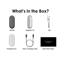 Plaud NotePin- Lunar Silver