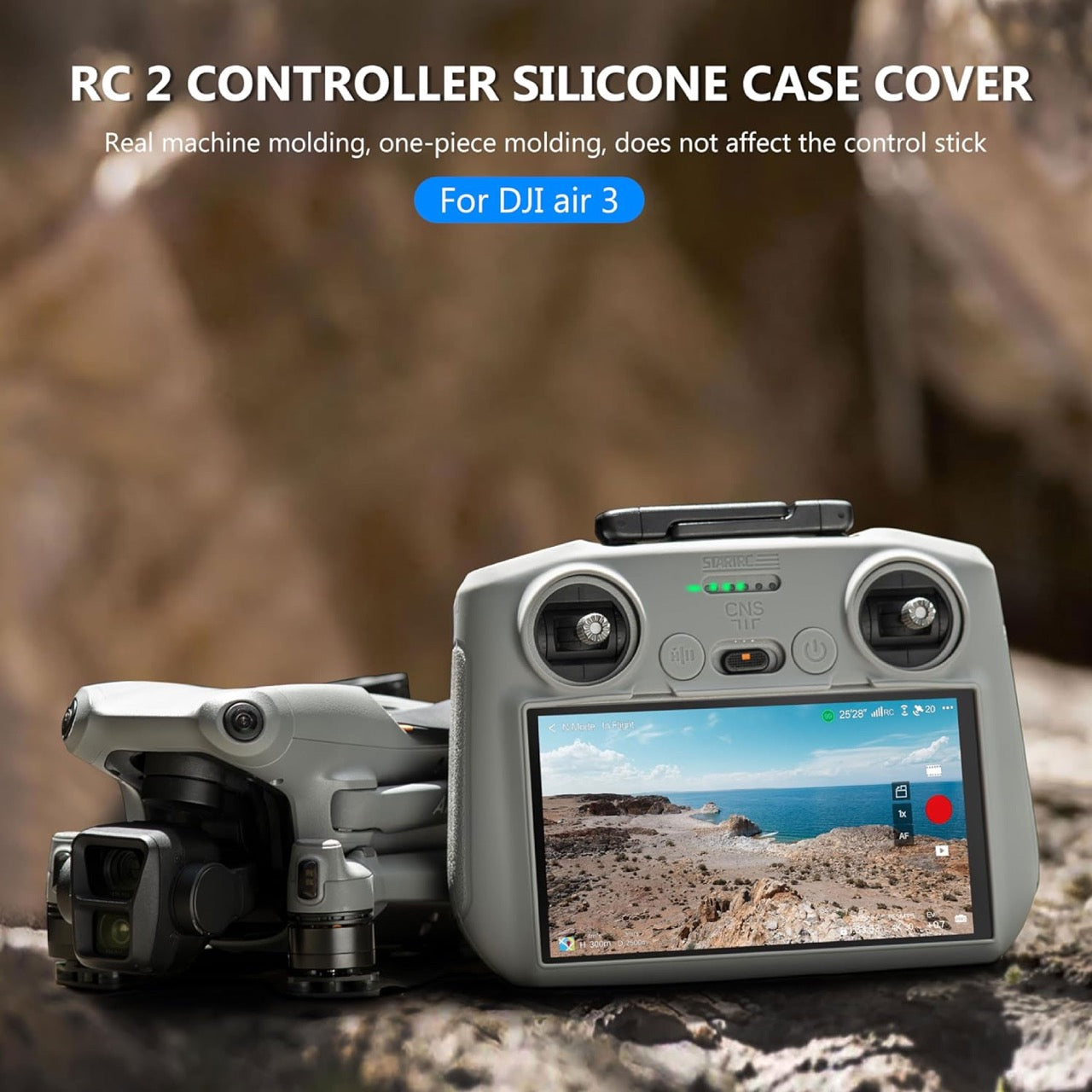 STARTRC Silicone Cover and the DJI RC 2 Drone