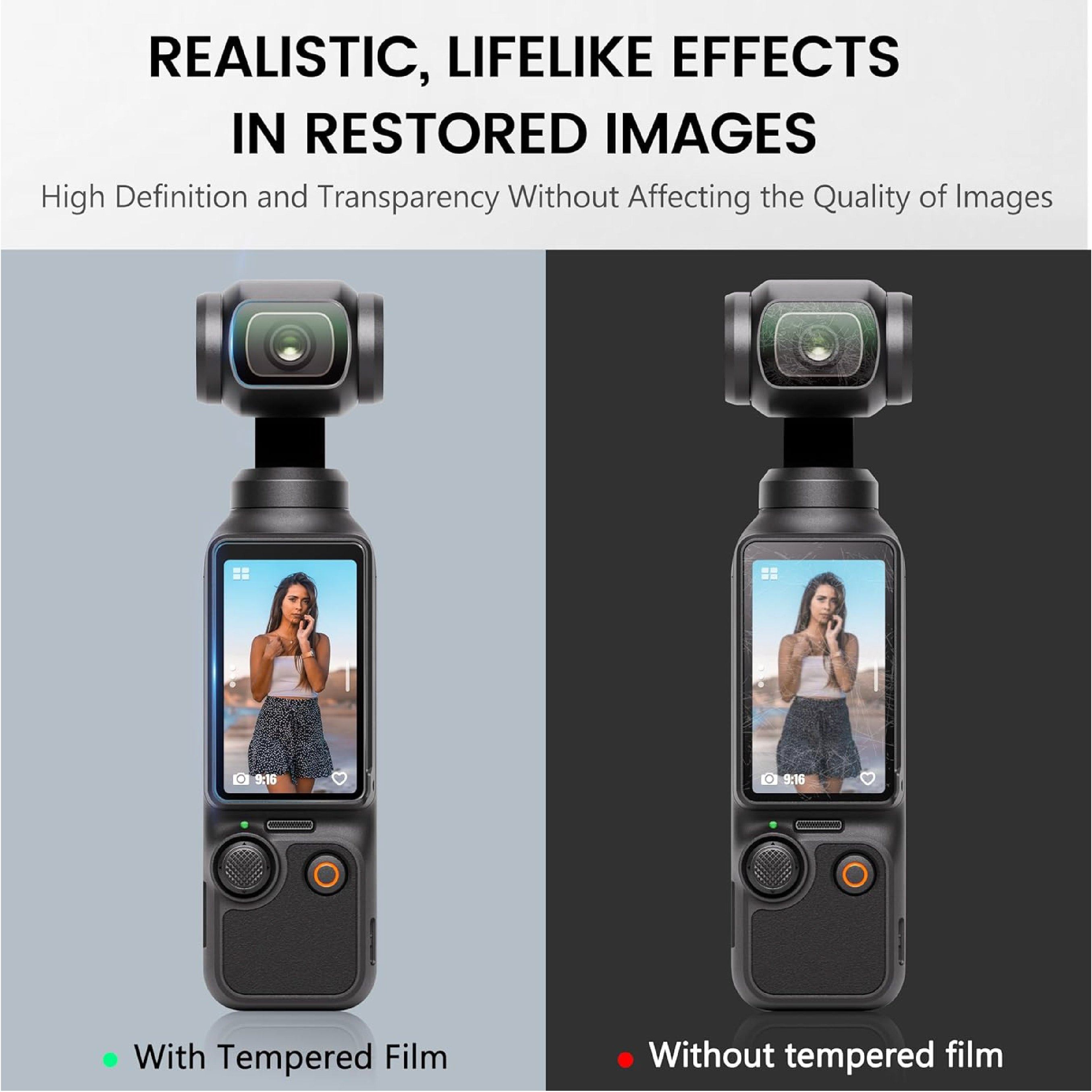 STARTRC Tempered Glass installation for DJI Pocket 3