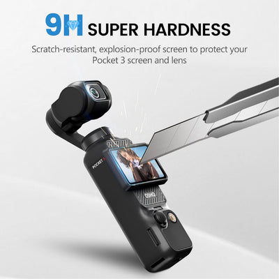 Scratch-proof screen with the STARTRC Tempered Glass for DJI Pocket 3