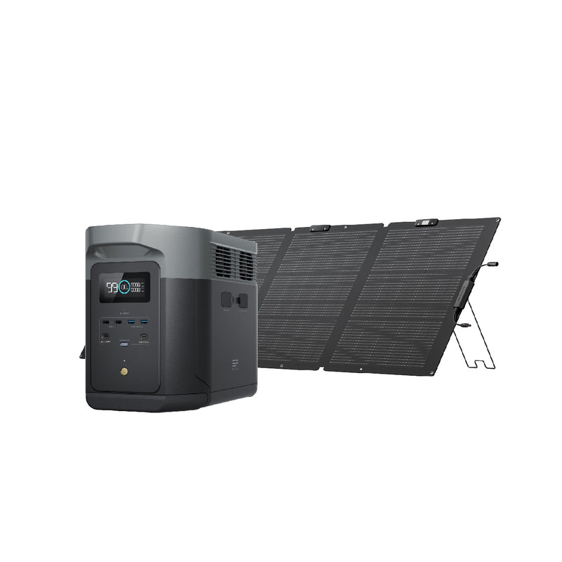 EcoFlow DELTA 2 Max  + 220W Solar Panel (Single-Face)