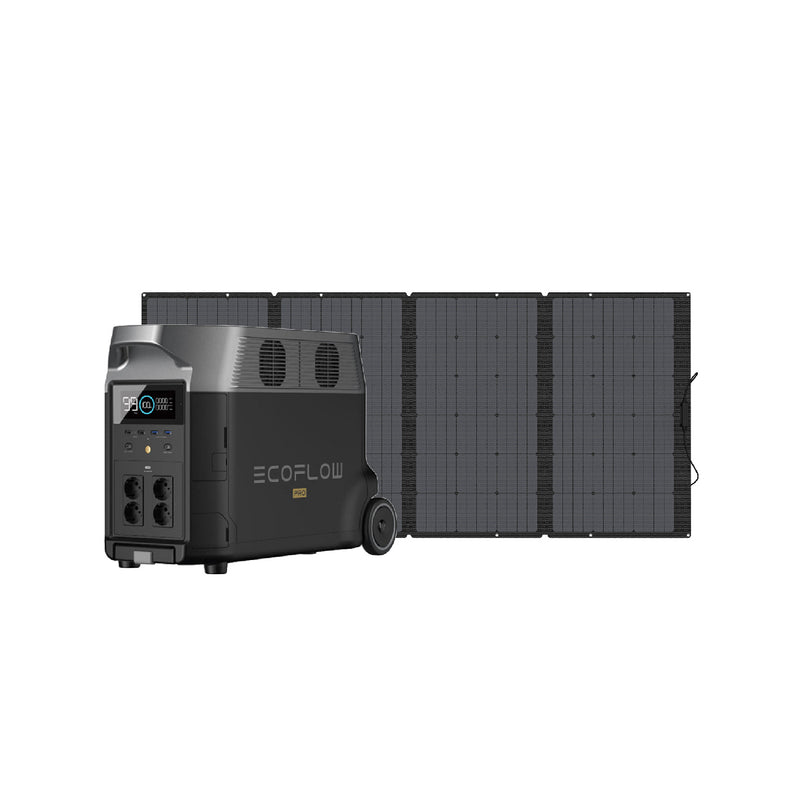 EcoFlow DELTA Pro + 400W Portable Solar Panel