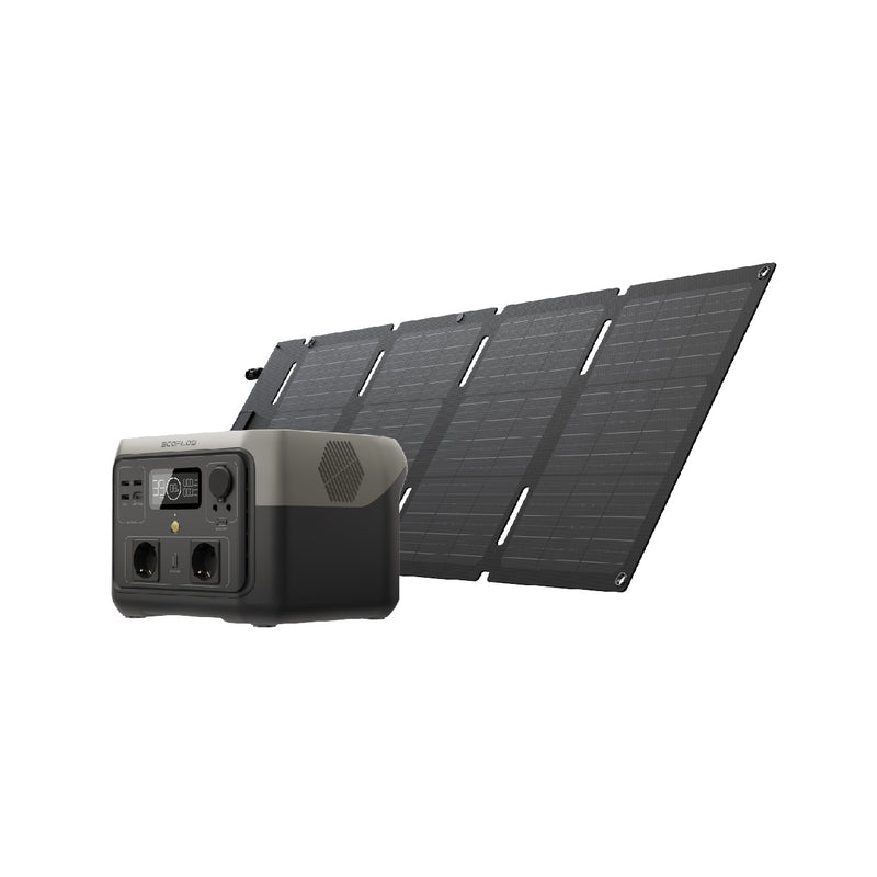 EcoFlow River 2 Max Power Station + 45W Solar Panel Bundle