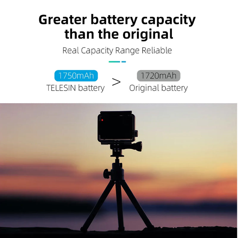 Telesin Fast charging lithium battery for GoPro Hero 11/10/9(GP-FCB-B11)