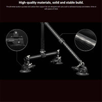 Close-up of Insta360 Triple Suction Cup Car Mount designed for stable camera mounting