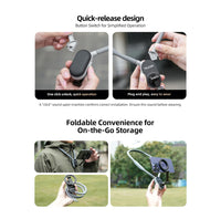 Attaching the TELESIN Magsafe Magnetic Plate Neck Strap Mount for Camera