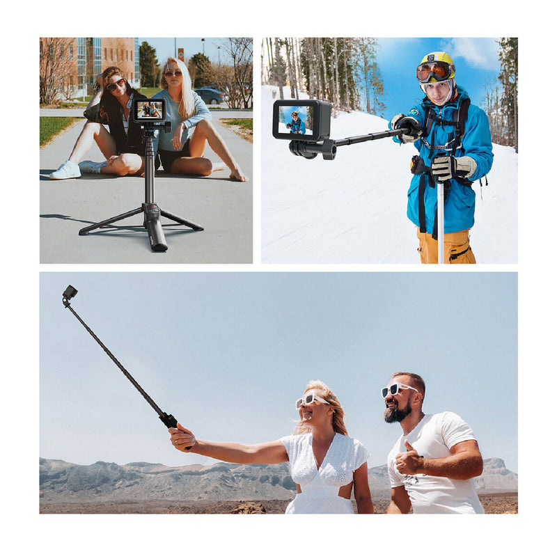 Telesin Vlog Selfie Stick w/ Tripod and Bluetooth Remote