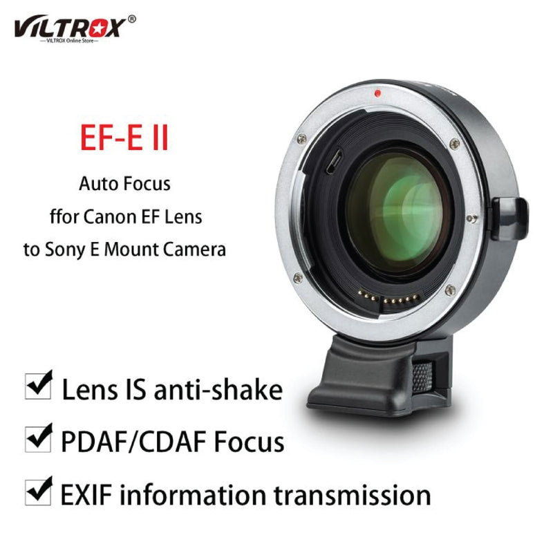 Viltrox Lens Adapter EF-E II Sony E-Mount Camera