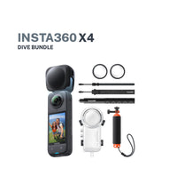 Insta360 X4 8k 360 Action Camera Dive Bundle