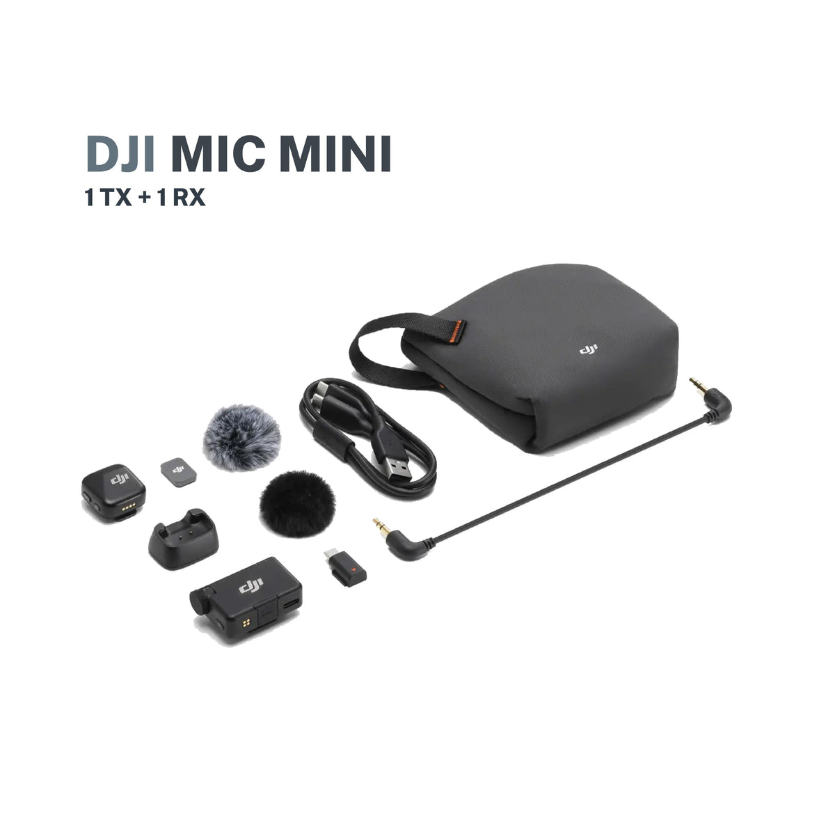 ほぼ新品】DJI Mic Mini（2 TX ＋ 1 RX ＋ 充電ケース）