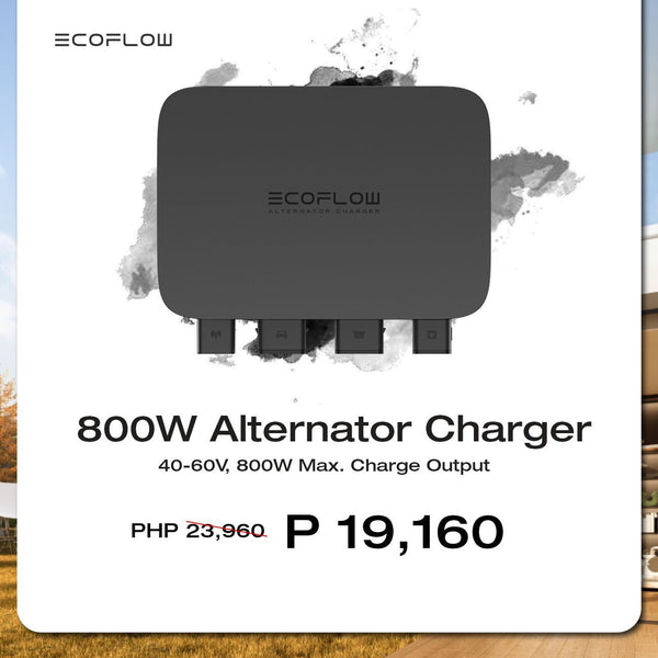 EcoFlow 800W Car Alternator Charger