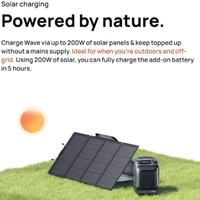 Charge the EcoFlow Wave Portable Air Conditioner using solar