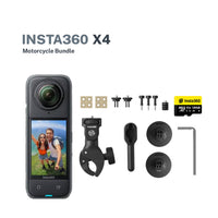 Insta360 X4 8k 360 Action Camera Motorcycle Bundle