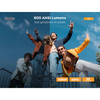 Yaber K2S Projector has a brightness of 800 ANSI Lumens