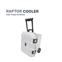Raptor Cooler Polar Trolley 45 White