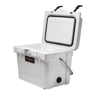 Raptor Cooler Polar Hand Carry 25 with an open lid