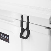 Raptor Cooler Arctic Hand Carry 75 with a closed latch