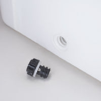 Raptor Cooler Arctic Trolley 120 drain cover removed