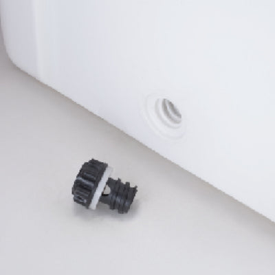 Raptor Cooler Arctic Trolley 120 drain cover removed