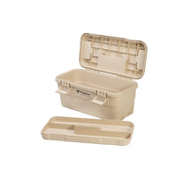 Raptor Storage 6.5L Stackable Tool box beige compartments