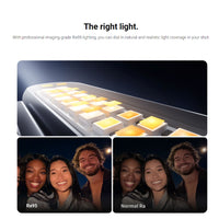 Sample photos of with and without Insta360 Flow Spotlight