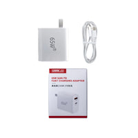 STARTRC 65W GaN PD Fast Charging Adpater (USB-A and Type C)