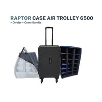 Raptor Case Air Trolley 6500  + Divider + Cover Bundle