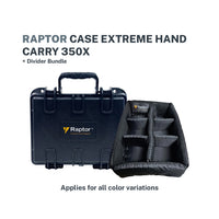 Raptor Case Extreme Hand Carry 350x + Divider Bundle
