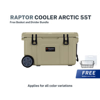 Raptor Cooler Arctic 55T + Free Basket and Divider Bundle