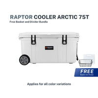 Raptor Cooler Arctic 75T + Free Basket and Divider Bundle