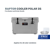 Raptor Cooler Polar 35 + Free Basket and Divider Bundle