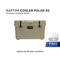 Raptor Cooler Polar 45 + Free Basket and Divider Bundle