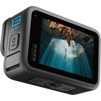 GoPro Hero 13 Black Action Camera with a bright LCD screen