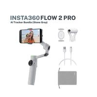Insta360 Flow 2 Pro AI Tracker Bundle Stone Gray