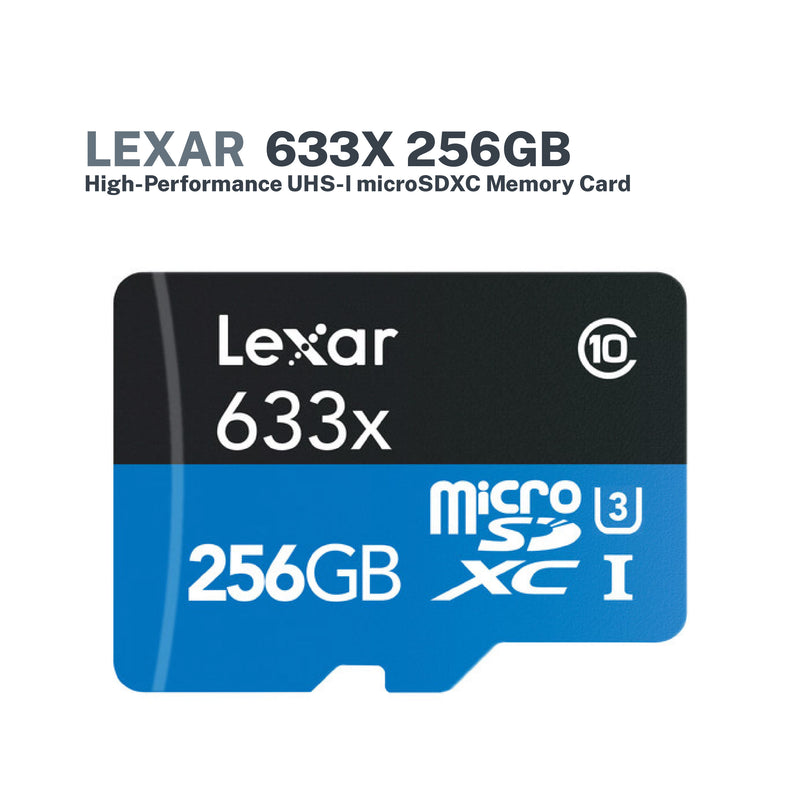 Lexar 256GB High-Performance 633x UHS-I microSDXC Memory Card