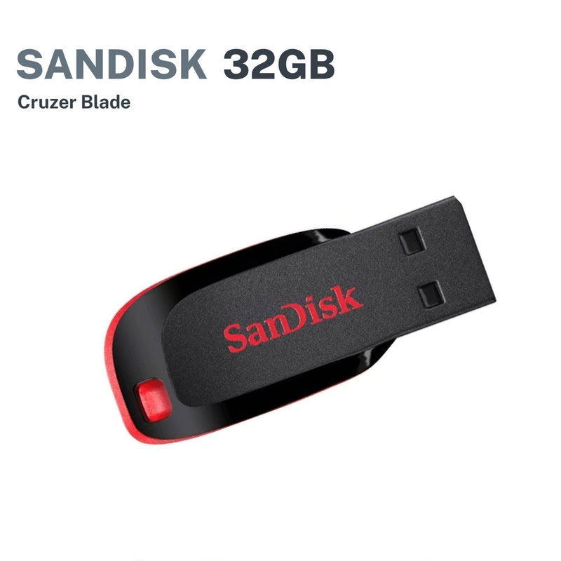 Sandisk Cruzer Blade CZ50 USB Flash Drive 32GB - Black