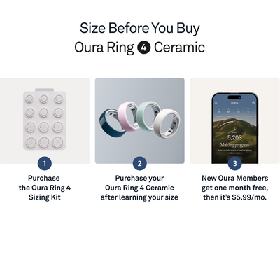 Oura Ring 4 Ceramic Cloud
