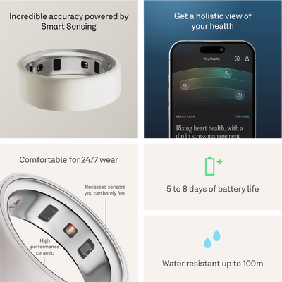 Oura Ring 4 Ceramic Cloud